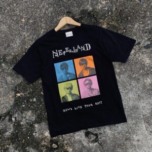 Kaos Vintage band neverland tour tahun 2017